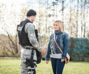 Pierwsza miłość. Aleks (Hubert Jarczak), Marysia (Aneta Zając)