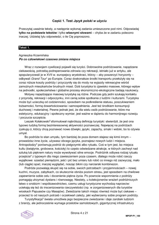 Matura 2023: polski. Arkusze CKE i odpowiedzi. Poziom podstawowy [Formuła 2023]