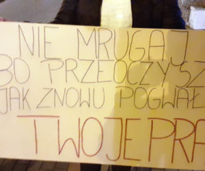 Trzeci dzień protestów w Iławie (28.10.2020)