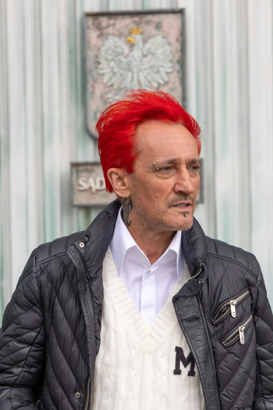 Michał Wiśniewski w sądzie. Nie miał czasu, żeby się przebrać