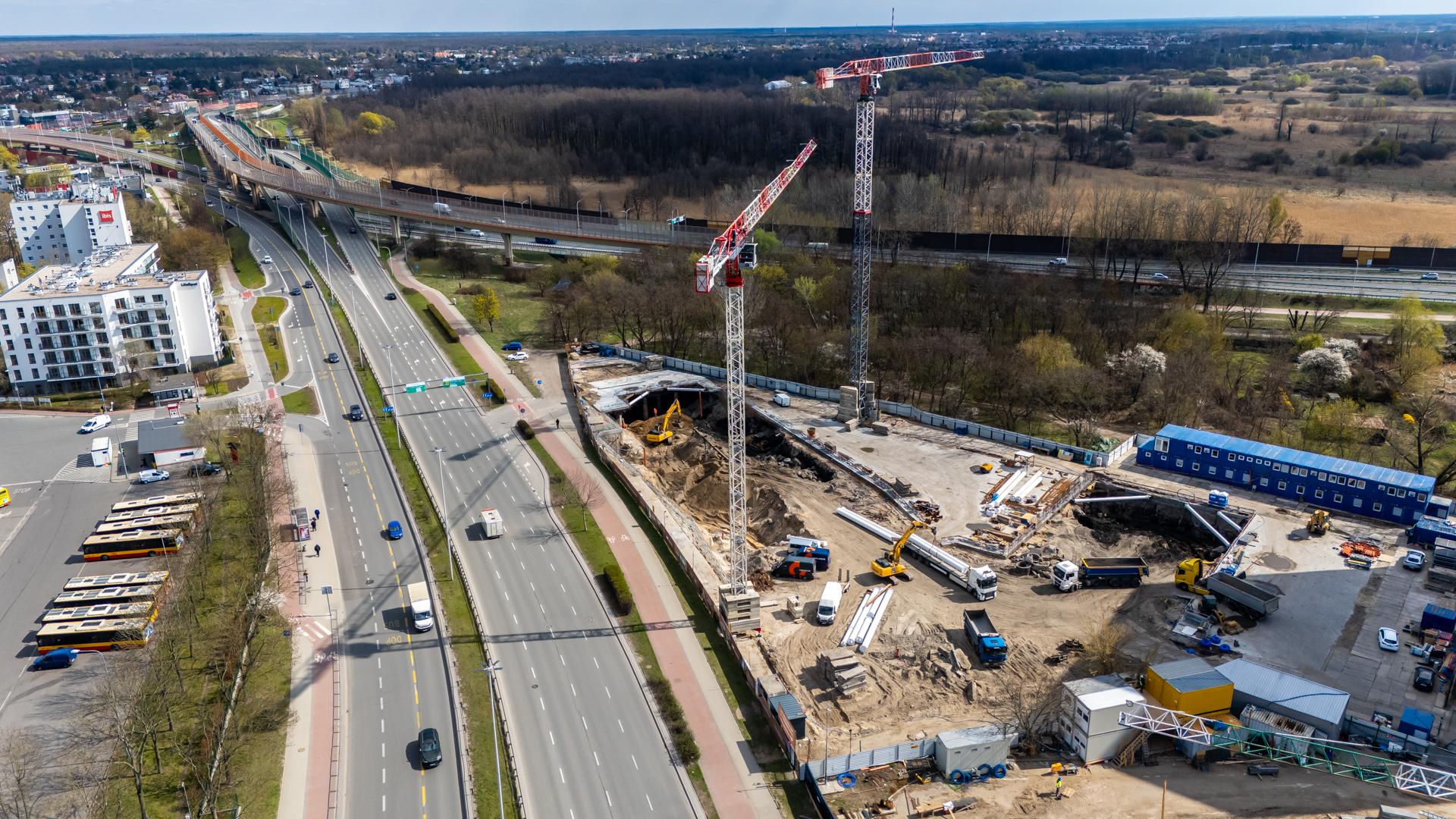 Budowa Mocha Tower w Warszawie