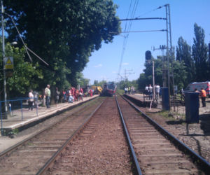 Warszawa Raków: Wypadek pociągu WKD