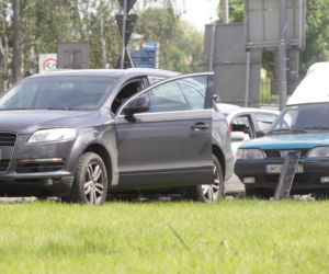 Doda miała wypadek. Polonez staranował jej audi Q7