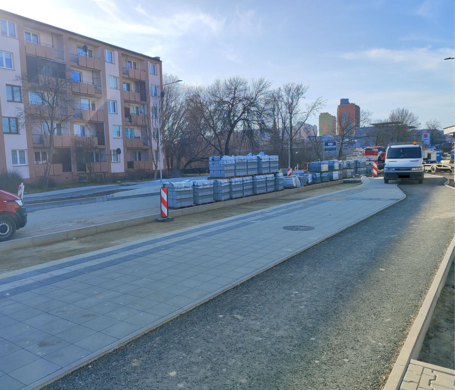 Trwa przebudowa odcinka ul. Chrobrego