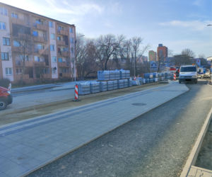 Trwa przebudowa odcinka ul. Chrobrego