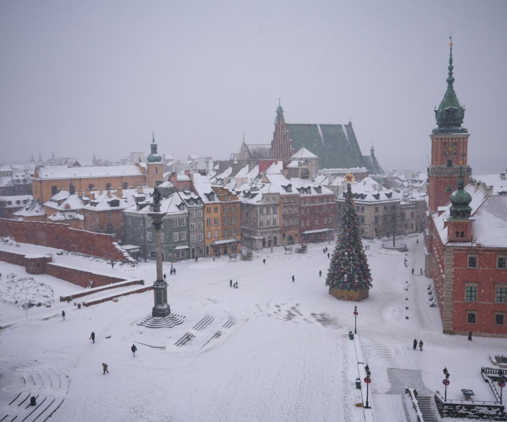 Śnieg, marznący deszcz i gołoledź. Tak wygląda zimowa Warszawa (zdjęcia)