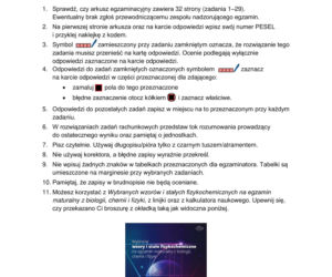 Matura próbna 2026 - chemia