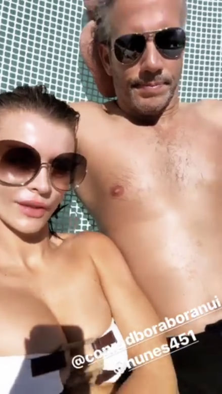 Joanna Krupa z mężem na Bora Bora 