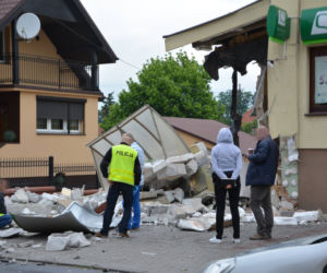 Ktoś wysadził bankomat w powietrze