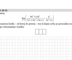 Matura 2020 rozszerzona matematyka. Przykładowe zadania egzaminacyjne