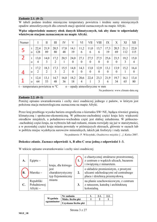 Matura 2020: Geografia - poziom rozszerzony - ODPOWIEDZI 