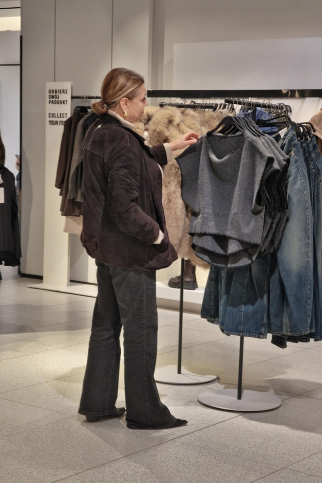 Małgorzata Ostrowska-Królikowska na zakupach