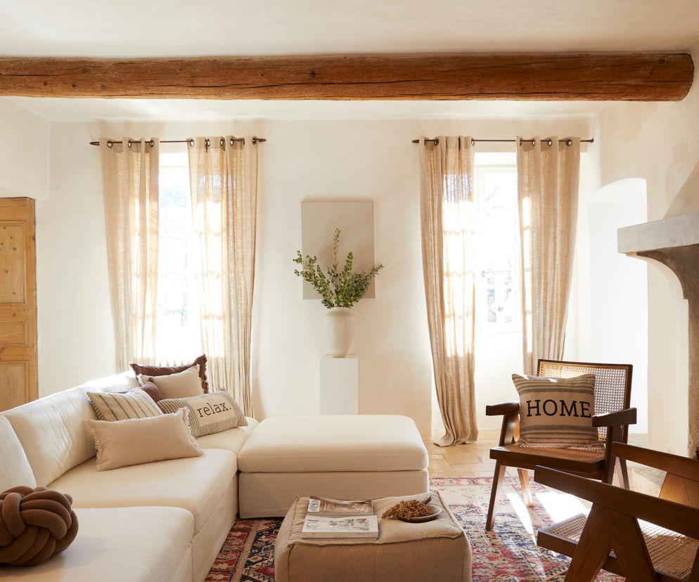 Firanki w stylu modern farmhouse. Przytulność i naturalne światło bez przaśności