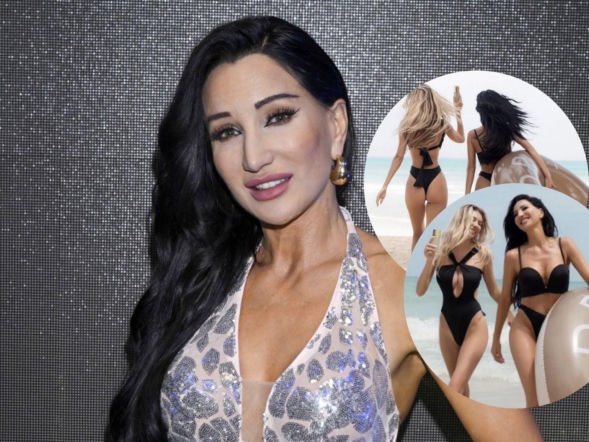 Justyna Steczkowska wskoczyła w bikini. Towarzyszyła jej przyszła synowa i wyglądały obłędnie