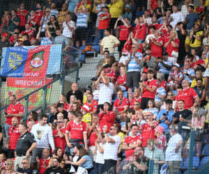 Wisła Kraków - Wrexham. Kibice