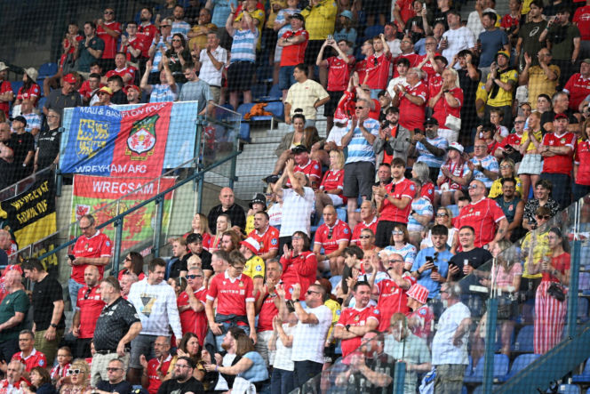 Wisła Kraków - Wrexham. Kibice