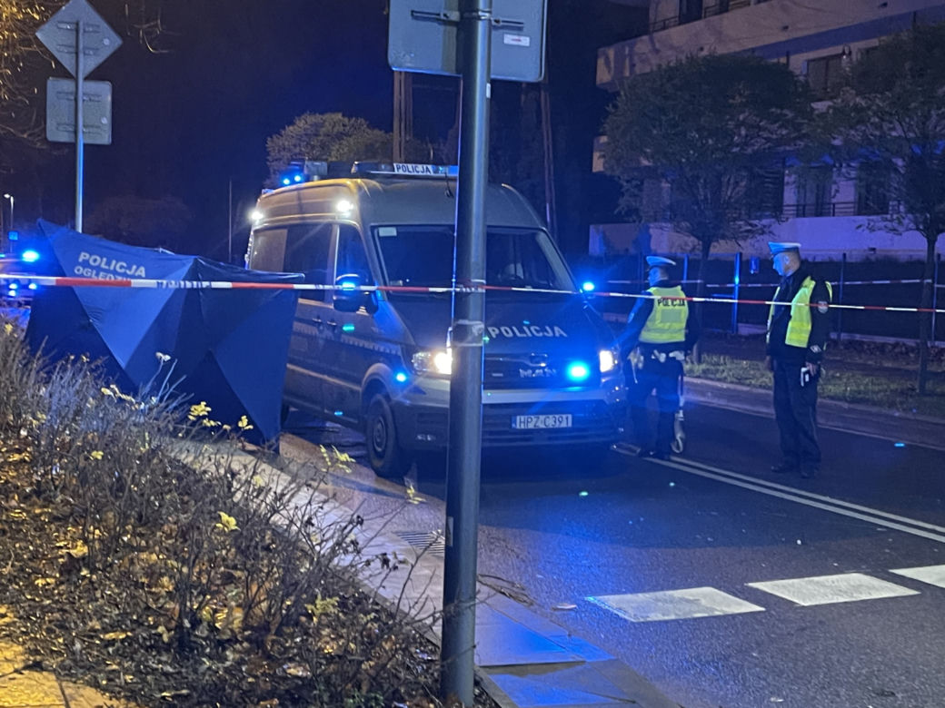 Młoda kobieta zginęła w Wesołej