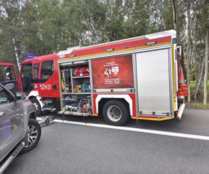 Wypadek na S1 w Mysłowicach