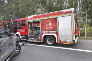 Wypadek na S1 w Mysłowicach