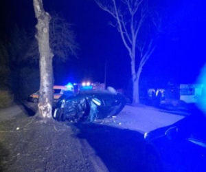 Wypadek w Bartoszycach. Pijany ojciec wiózł 7-letniego syna