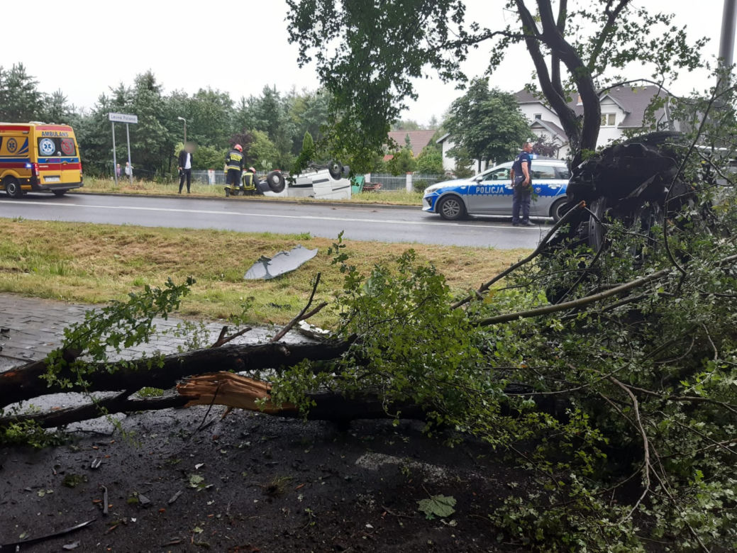 Wypadek na Szosie Chełmińskiej w Toruniu