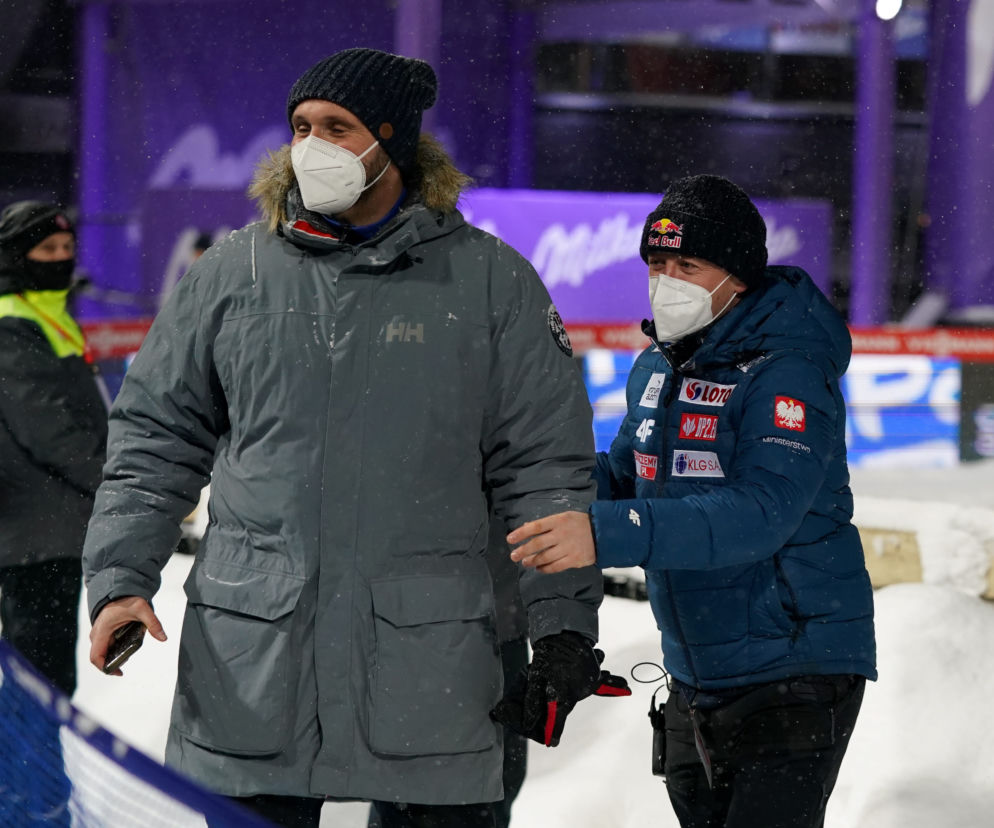 Sebastian Szczęsny i Adam Małysz