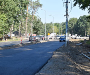 Budowa węzła Głębokie - sierpień 2020