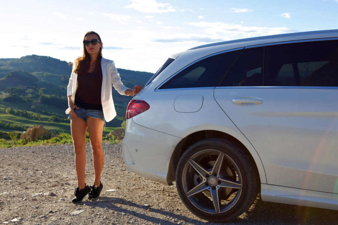 Anna Mucha promuje Mercedesa Klasy C Kombi