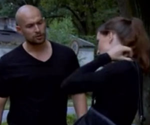 ''Barwy szczęścia'' Daniel(Dawid Kartaszewicz) Justyna (Lidia Sadowa) 