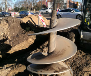 Toruń. Aura sprzyja drogowcom na al. św. Jana Pawła II! Przesadzono drzewa 