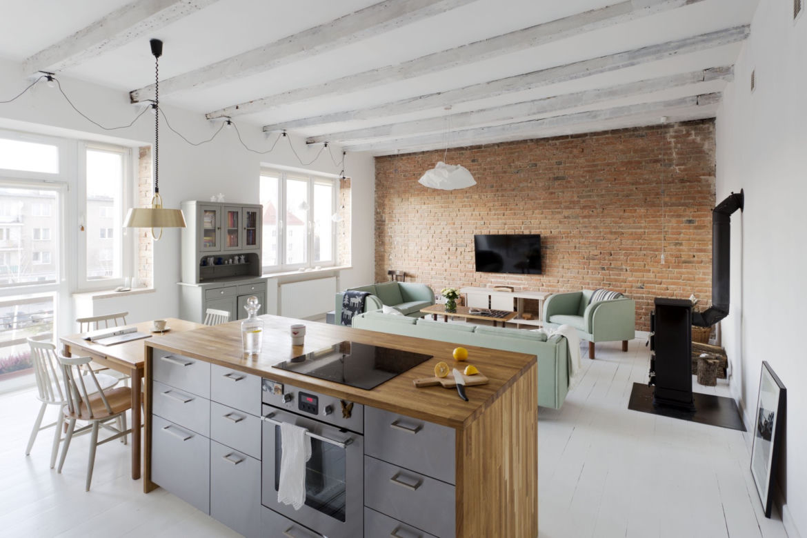 Wyspa kuchenna – mebel dwustronny (1)