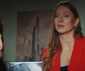 M jak miłość odc. 1929. Elżbieta Domańska (Katarzyna Dąbrowska), Marcin (Mikołaj Roznerski)