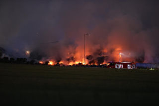 Pożar składowiska w Chorzowie opanowany