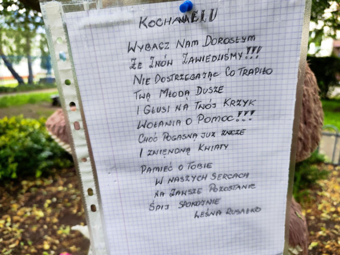 Wzruszające listy do zmarłej  12-latki