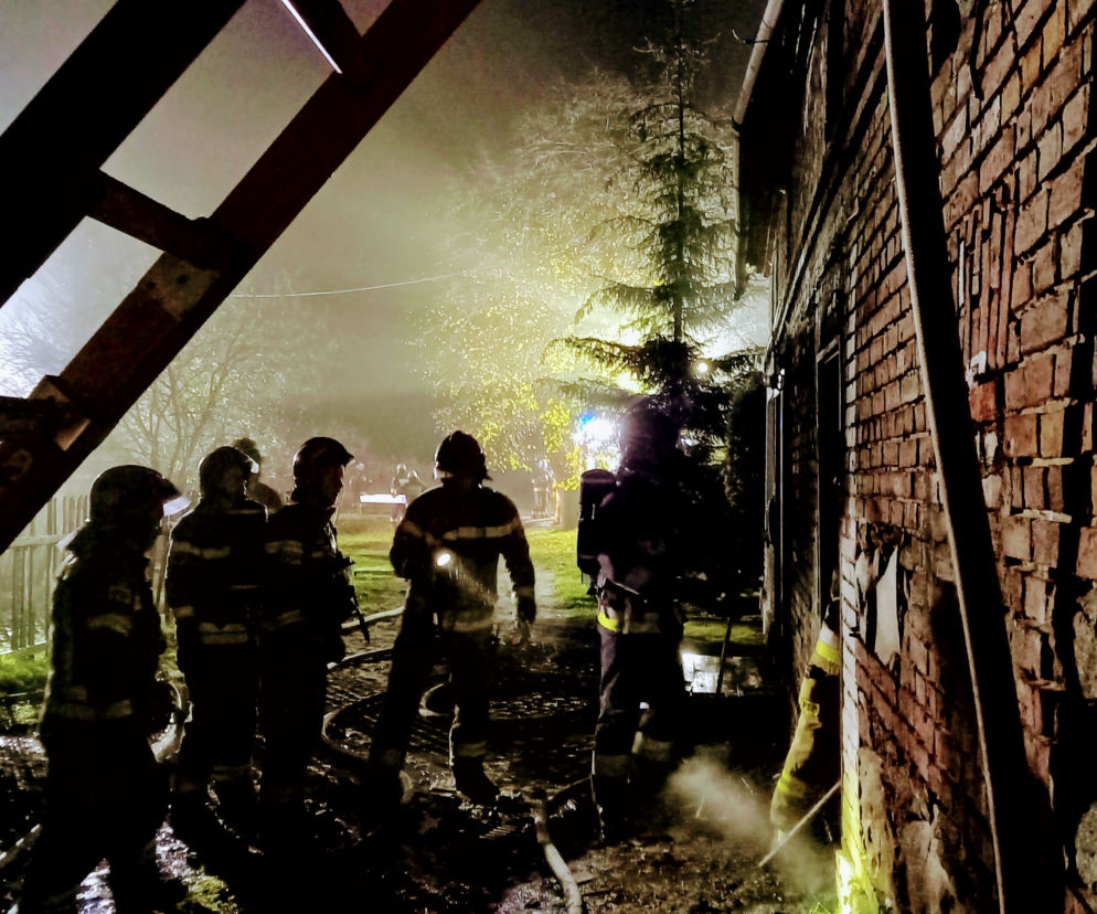 Tragiczny pożar pod Zieloną Górą. Mężczyzna zginął w płomieniach