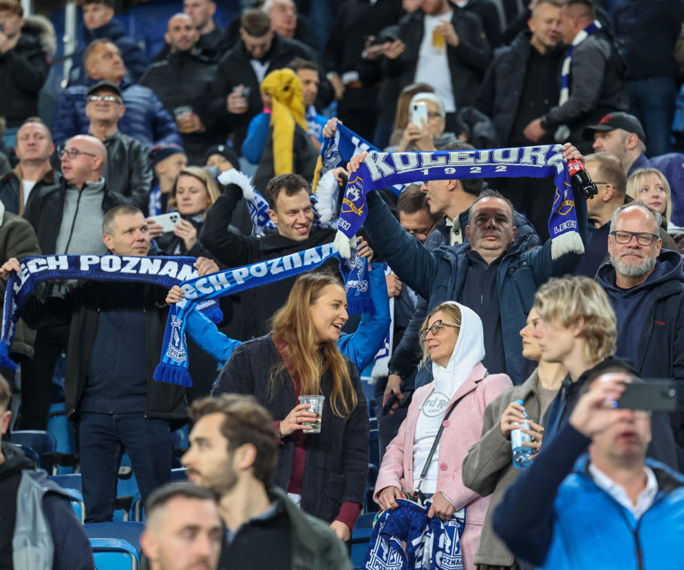 Lech Poznań - Sunderland: Zdjęcia kibiców i zawodników z meczu 3. kolejki fazy ligowej Ligi Europy 2026/27