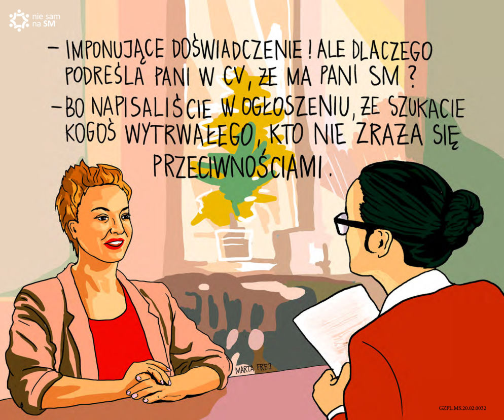 Stwardnienie Rozsiane nie wyklucza aktywnego życia zawodowego