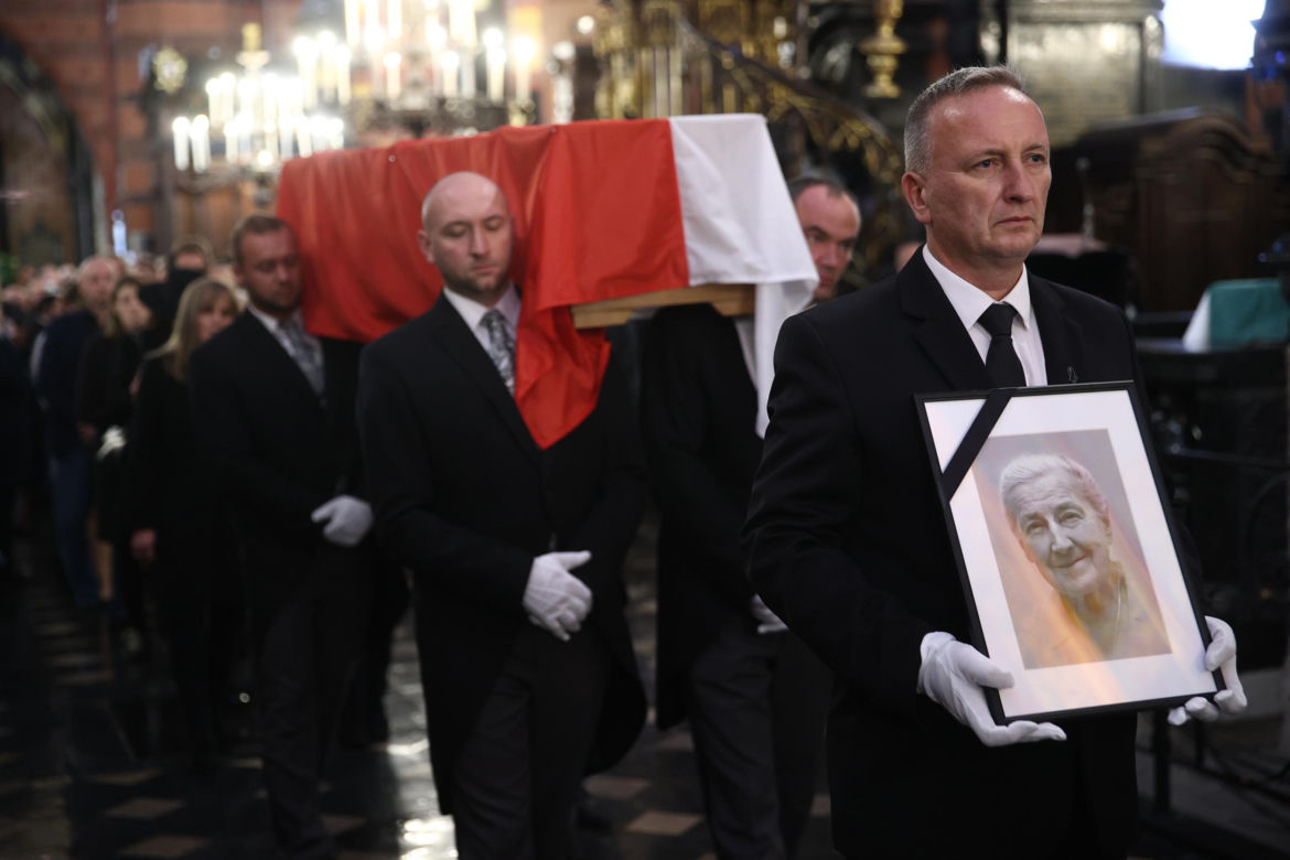 Kraków. Pogrzeb Wandy Półtawskiej