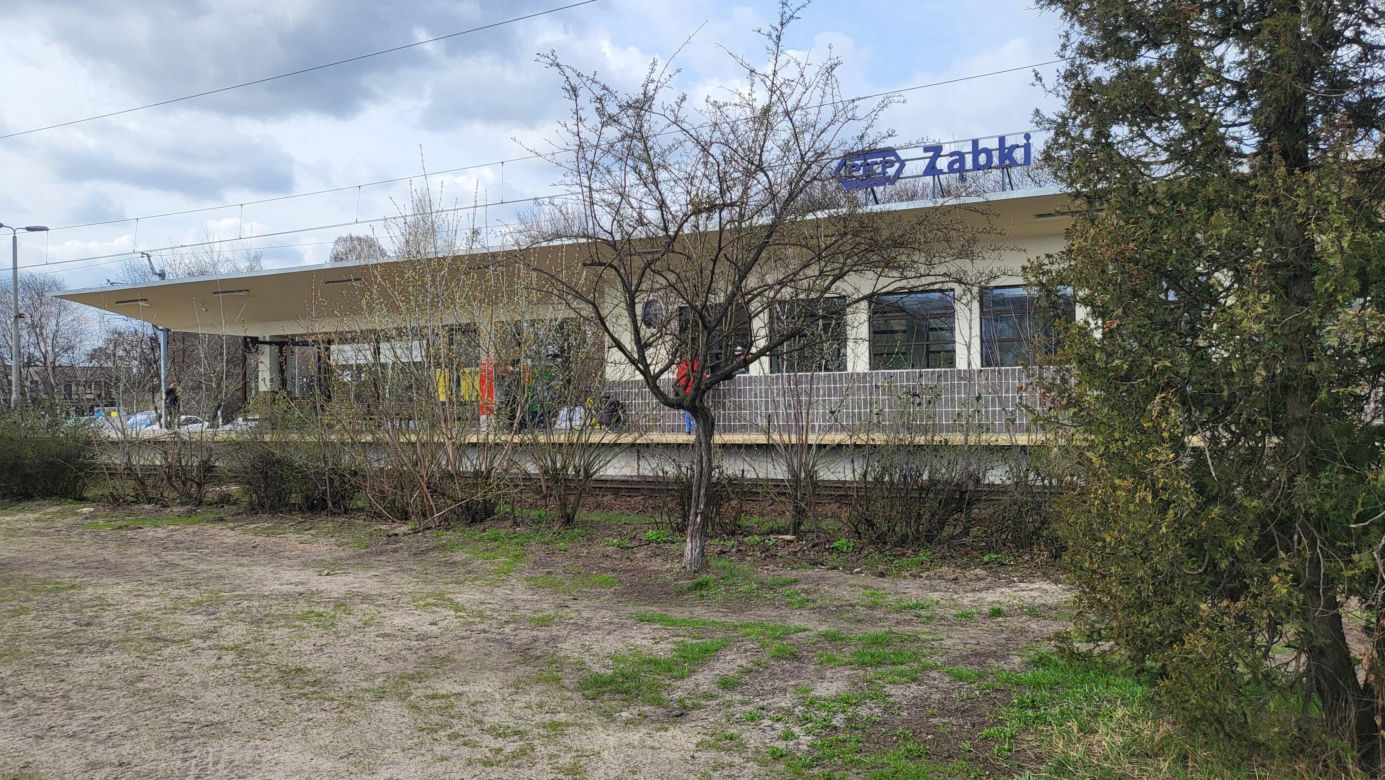 Dworzec w Ząbkach po remoncie 