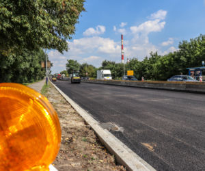 Remont ulicy Nowohuckiej w Krakowie