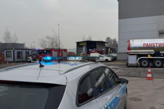 Pożar w Gliwicach. Spłonęły pomieszczenia stolarskie