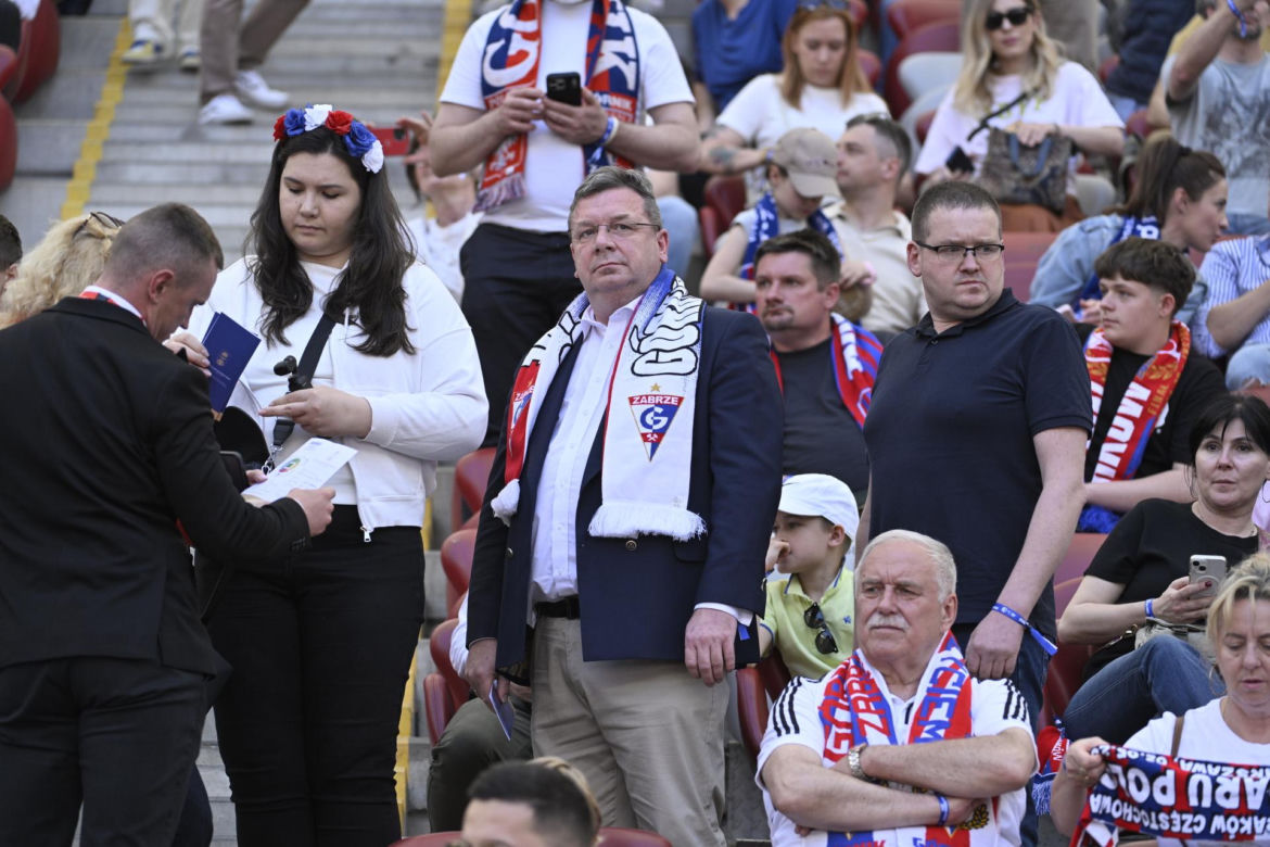 Puchar Polski pomiędzy Górnikiem Zabrze i Rakowem Częstochowa na PGE Narodowym w Warszawie