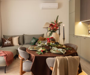Mieszkanie w świątecznej aranżacji