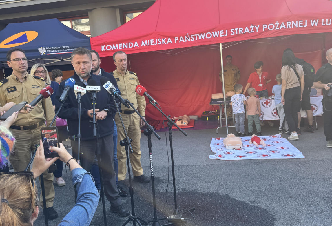 Próba sygnałów alarmowych