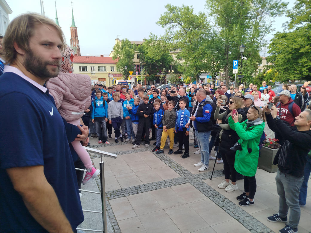 Społeczność sportowców i kibiców rugby z Siedlec uczciła największy z dotychczasowych sukcesów w historii klubu