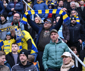Arka Gdynia - Widzew Łódź: Zdjęcia kibiców i zawodników z meczu 25. kolejki PKO BP Ekstraklasy