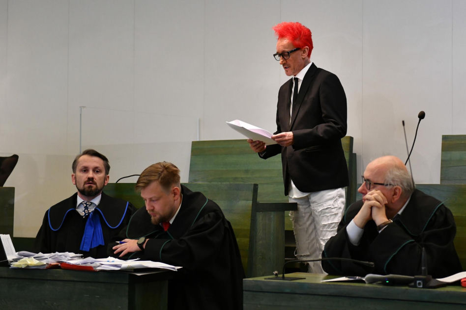 Michał Wiśniewski zeznaje w sądzie