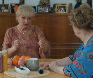 Barwy szczęścia, odcinek 3306. Małgorzata (Adrianna Biedrzyńska), Dżo (Elżbieta Jarosik)