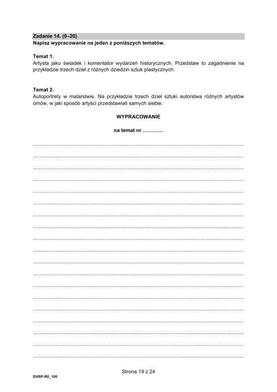 Matura 2021 historia sztuki. Pytania i arkusze znajdziesz TUTAJ. Matura CKE 2021