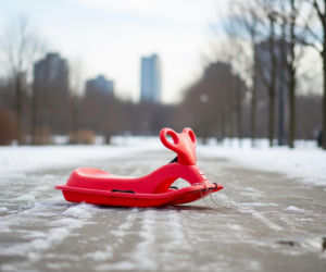 57-latka zjechała na „jabłuszku”. Zimowe szaleństwo w Warszawie o krok od tragedii?